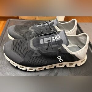 On Running Men's Black and White Sneakers